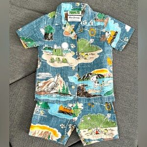 Reyn Spooner - Peanuts Beagle Scouts - Toddler Set 12-18M